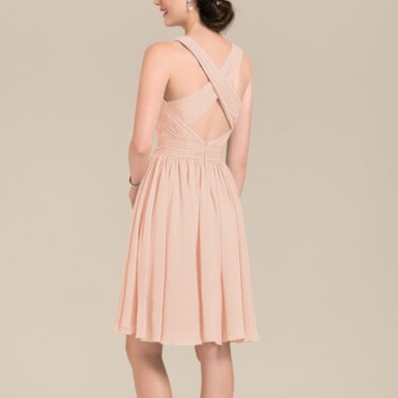 JJs House V-neck Chiffon Bridesmaid Dress - Picture 4 of 4
